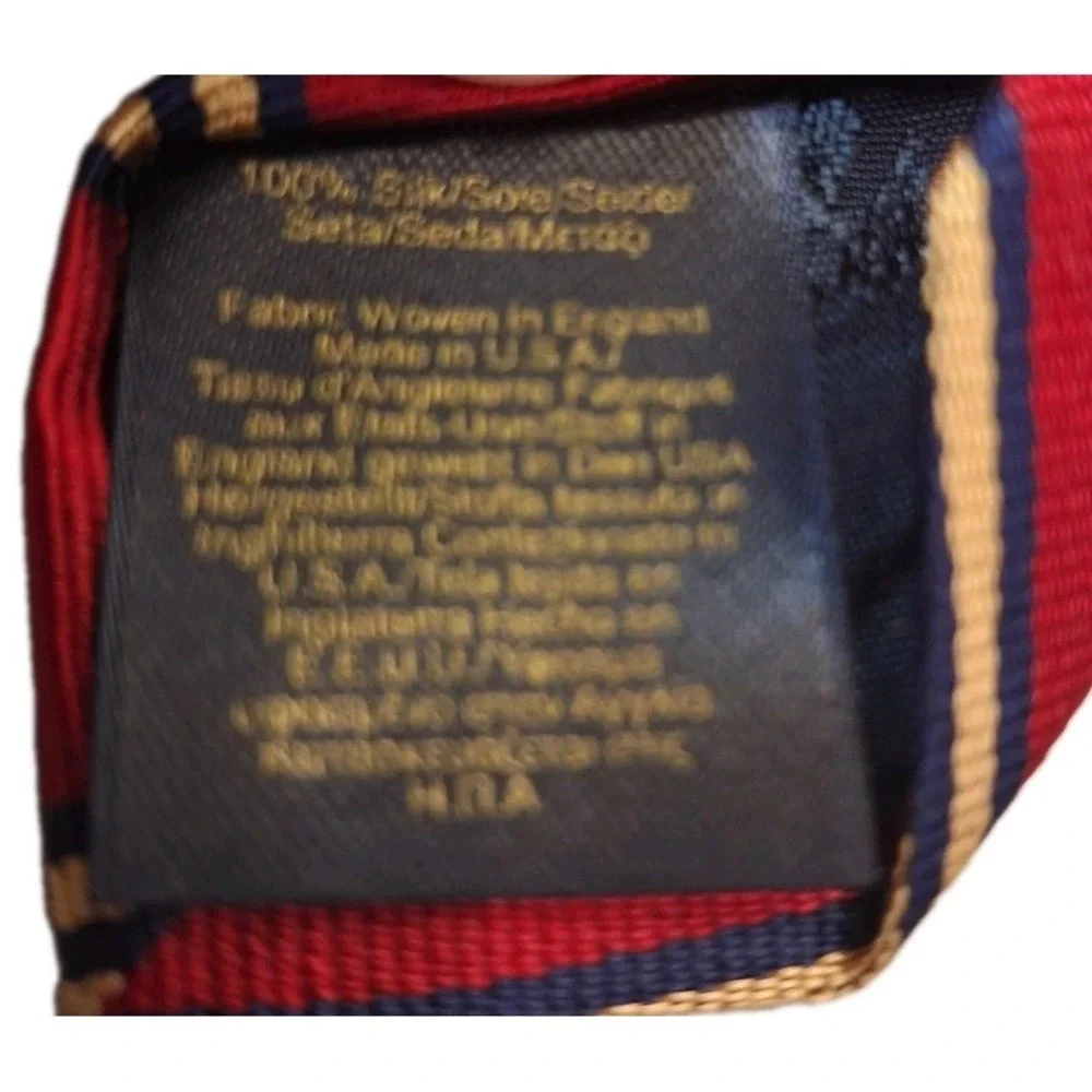 Brooks Brothers Mens Silk Tie Workwear Necktie Formal
